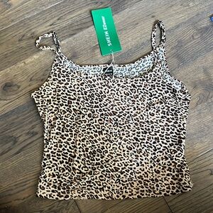 Cheetah tank top